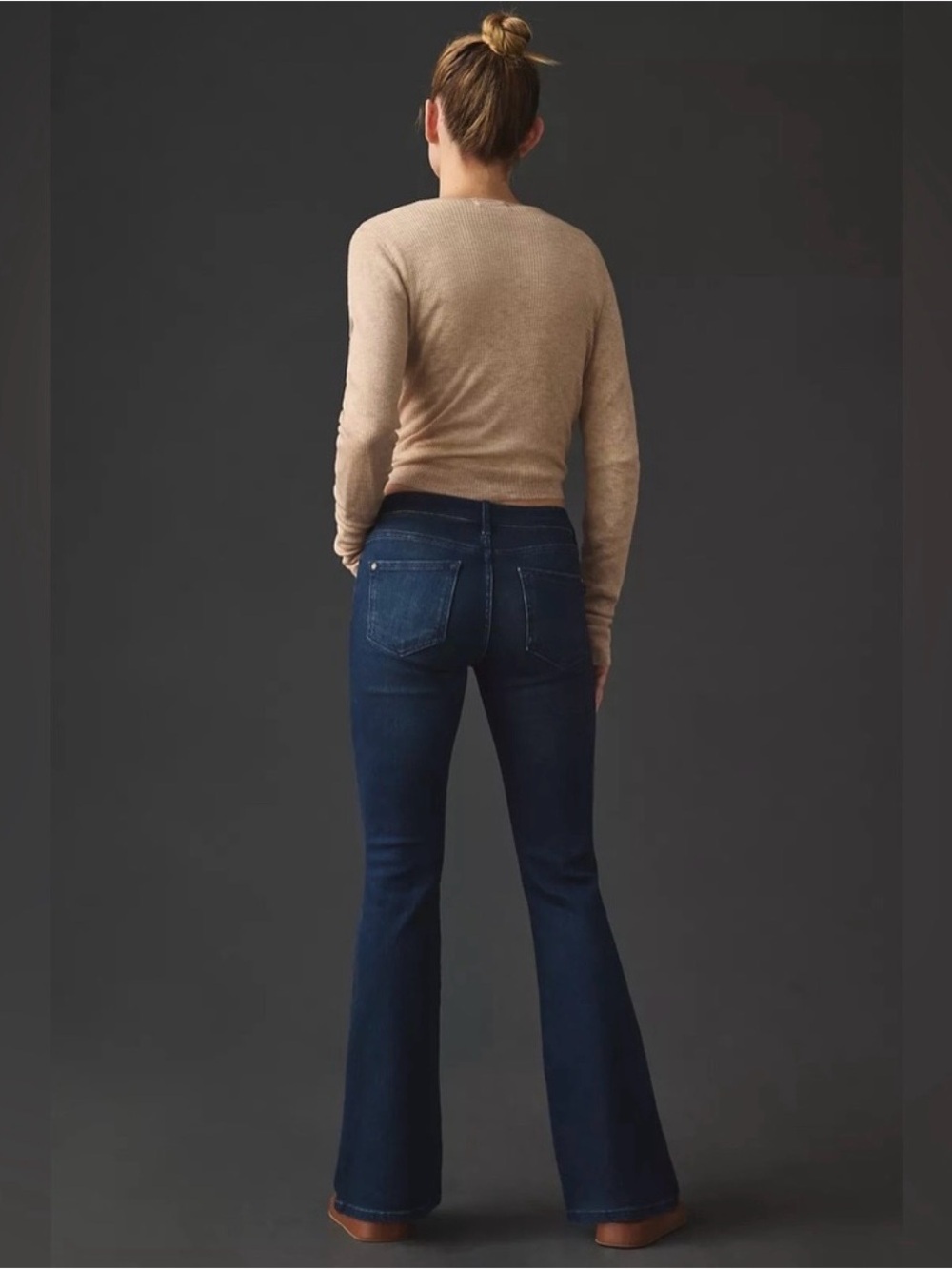 NEW Pilcro The Icon Low Rise Flare
Jeans in Dark Blue~ Size 28 - Picture 3 of 9